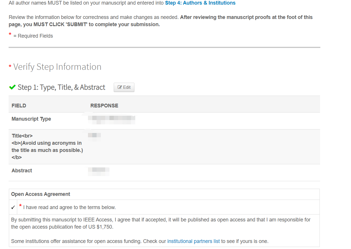 IEEE access submission detailed steps - Programmer Sought