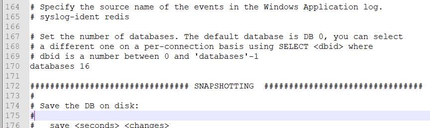 默认数据库个数