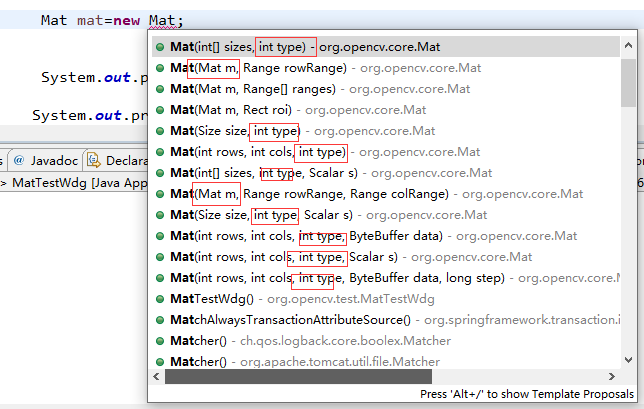 javaopencvmat类的基本操作3