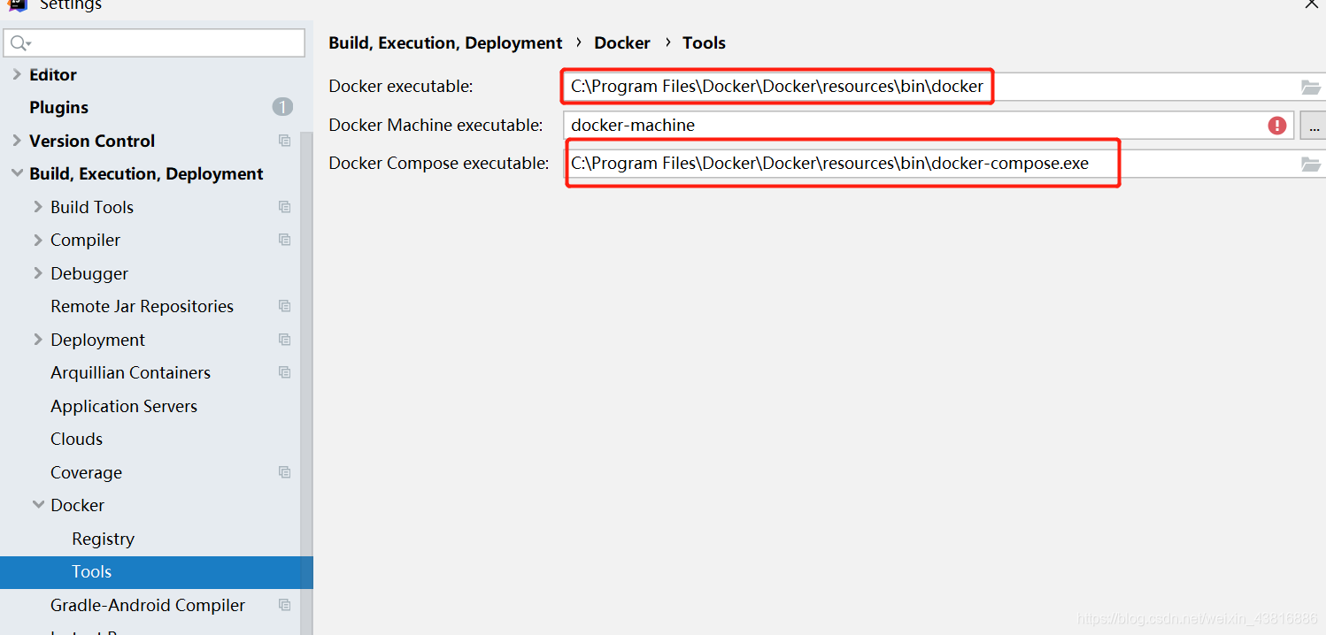 docker-compose idea CreateProcess error=2, 系统找不到指定的文件_cannot run ...
