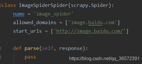 image_spider.py文件初始代码