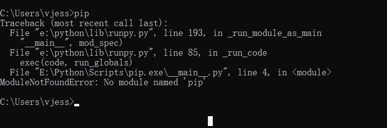 windows-python-pip-no-module-named-pip-python