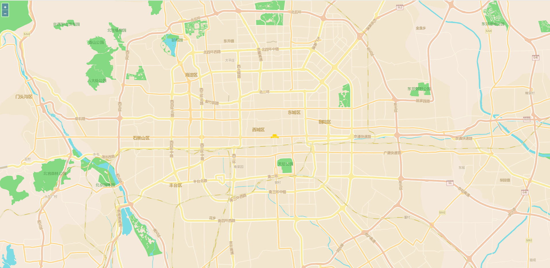 暖色（橙黄色）街道图