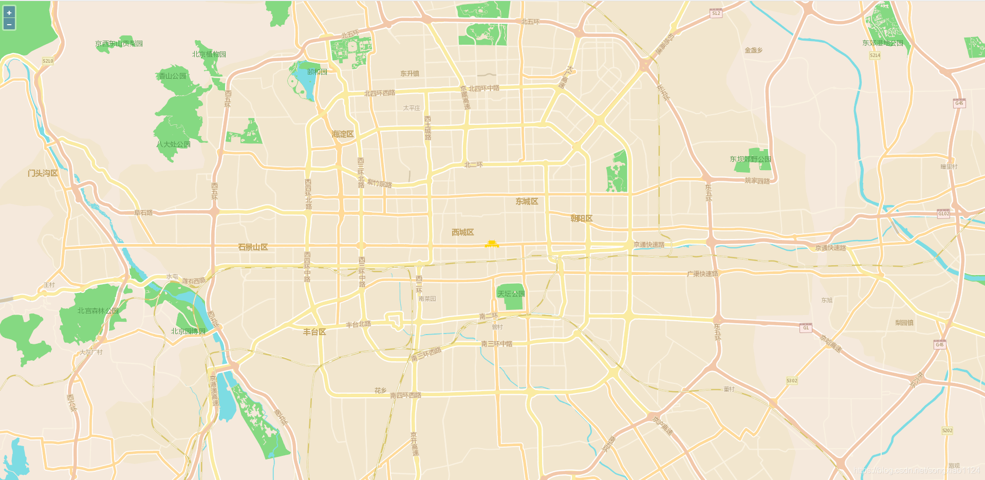 暖色(橙黄色)街道图