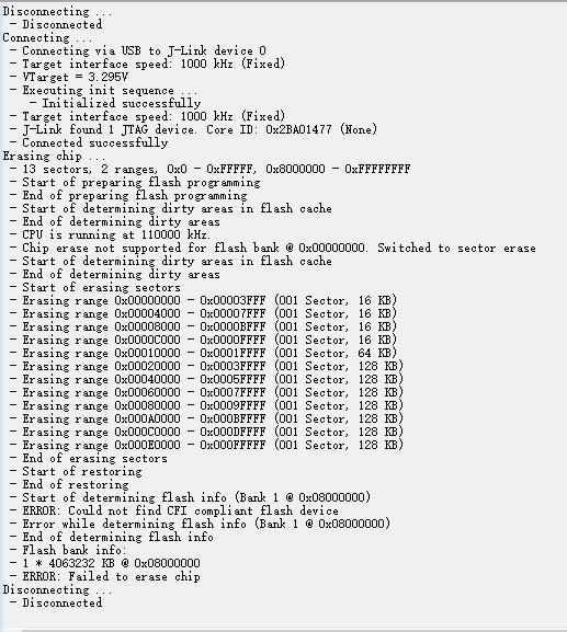 解决JFLASH弹出Could not find CFI compliant flash device错误CSDN博客
