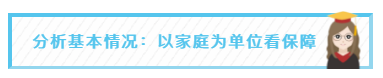 分析基本情况：以家庭为单位看保障