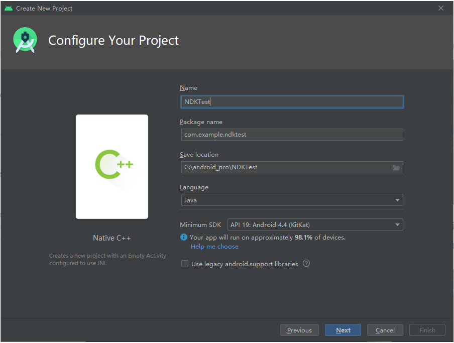 AndroidStudio NDK开发环境配置及示例_android studio 为什么创建的native工程不需要配置ndkCSDN博客