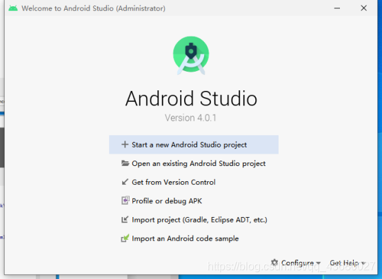 W10的AndroidStudio4.0.1的下载安装与配置