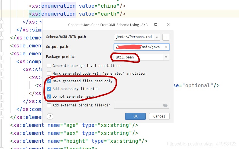 person.xsd转bean设置