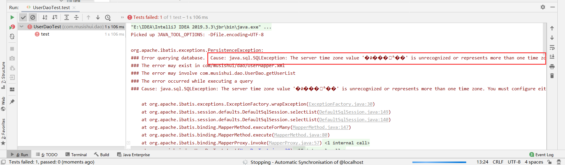 Solve java.sql.sqlexception: The Server Time Zone Value 'й ׼ʱ' IS ...