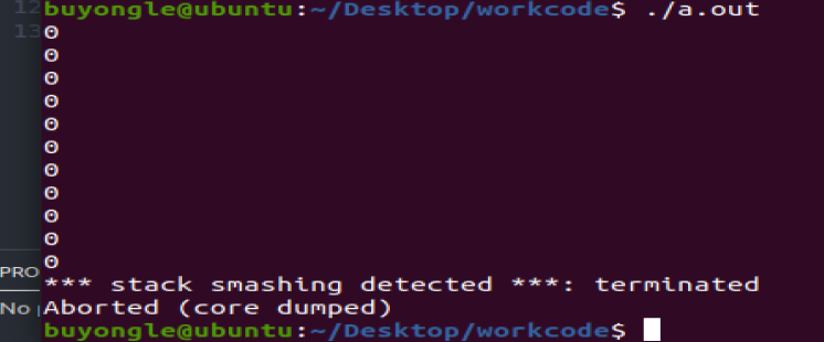 Unhandled exception, stack cookie detected stack-based buffer overflow ...