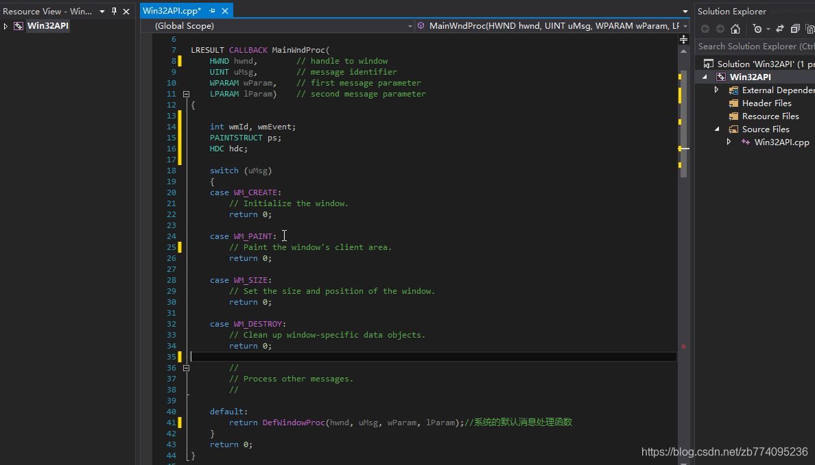 Windows API一日一练(9)DefWindowProc函数_defwindowproca释放-CSDN博客