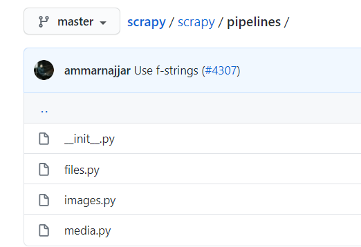 scrapy源码pipelines目录