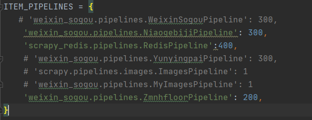 scrapy pymysql  TypeError: ‘NoneType‘ object is not subscriptable