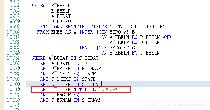 ABAP SELECT查询语句优化_abap select like-CSDN博客