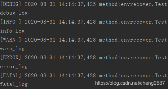 Java使用log4j输出标准化日志