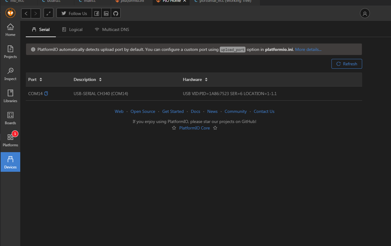 使用下一代的嵌入式IDE-PlatformIO 教程_platformio教程-CSDN博客
