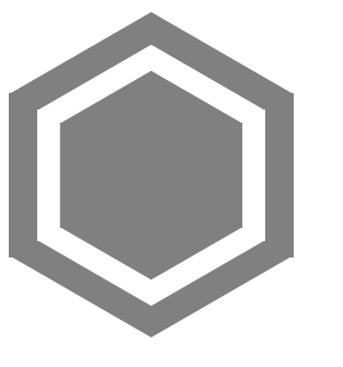 css实现嵌套六边形边框