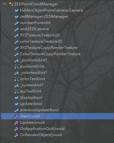 Zed-Unity插件代码注释——ZEDPointCloudManager.cs——点云显示