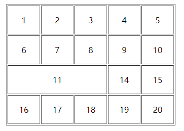 【干货】html表格的跨行合并与跨列合并