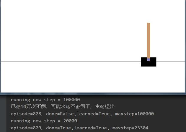 使用DDPG算法实现cartpole 100万次不倒