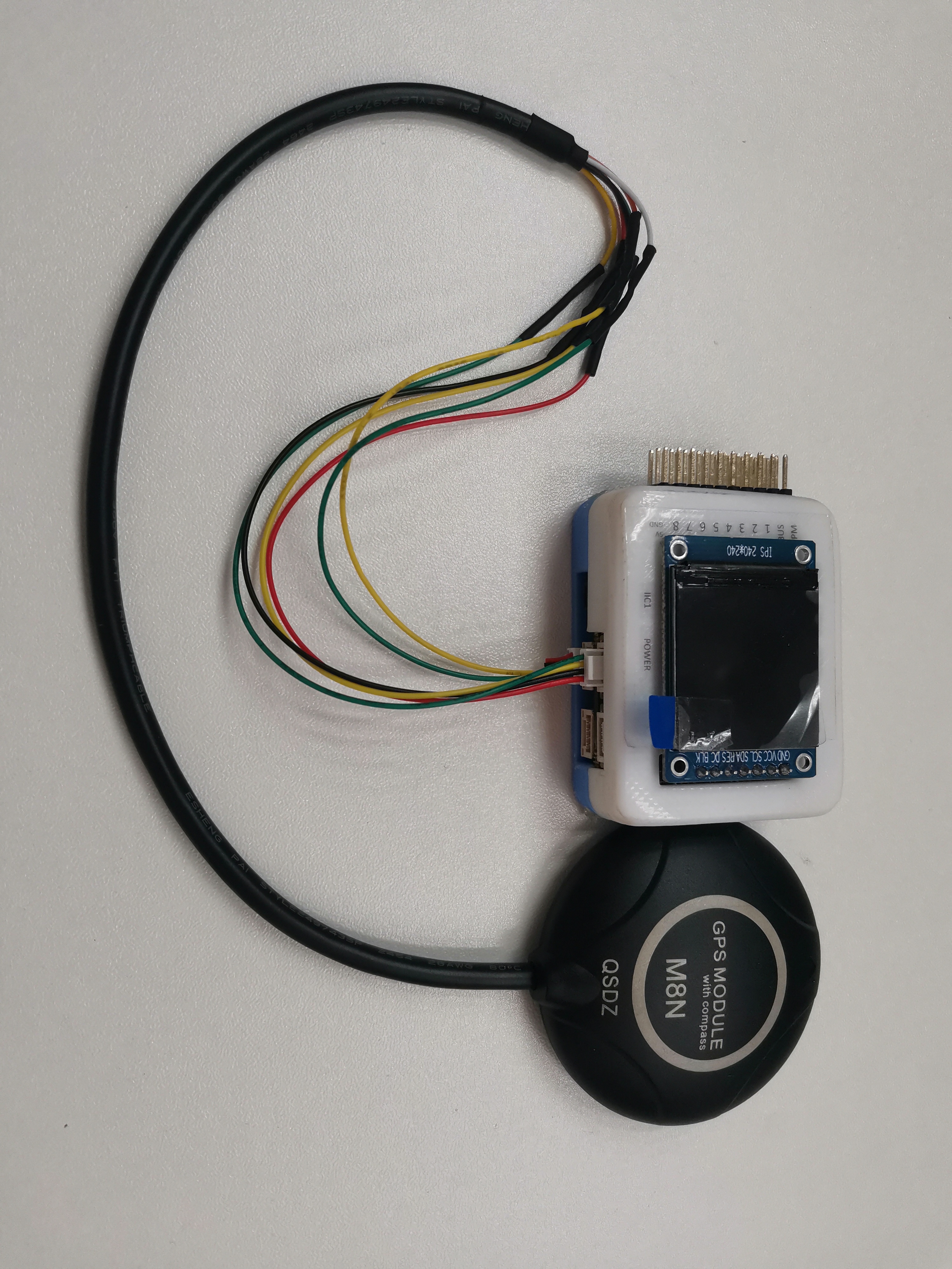 无人机起降2acfly飞控模块与m8ngps模块的接口修改