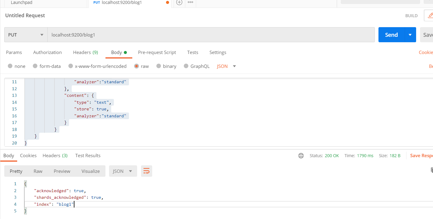 Failed to parse mapping [_doc]: Root mapping definition has unsupported parameters: