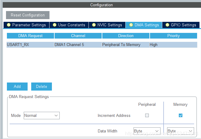 STM32使用HAL库DMA+空闲中断实现串口不定长数据接收