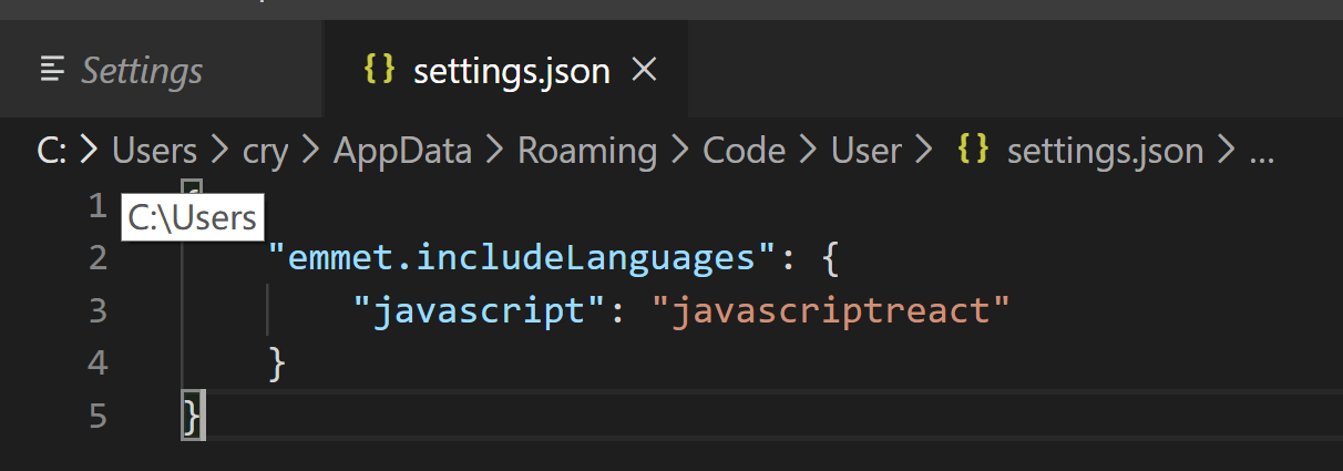 VScode sets jsx syntax automatic completion - Programmer Sought