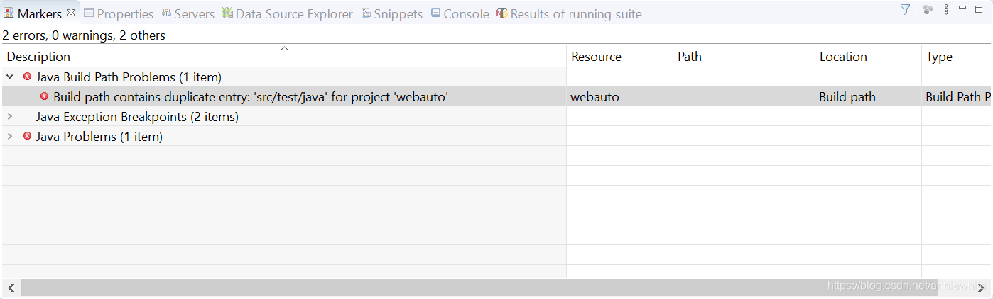 Eclipse Build Path Contains Duplicate Entry Anniewhite