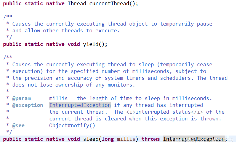 JAVA系列:为什么Thread类的sleep()和yield()方法是静态的?_为什么thread sleep 是一个静态方法-CSDN博客