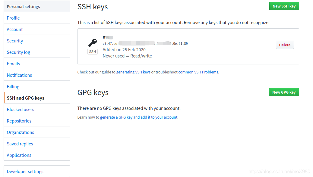 ubuntu下github的简单使用