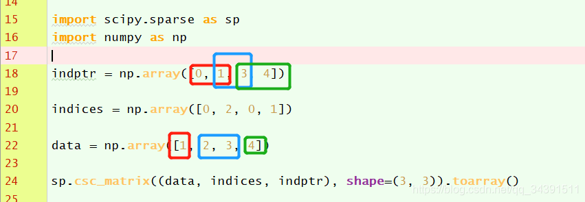 【每日新知识】Python scipy.sparse模块、COO、CSC、CSR、正则化_scipy.sparse.diags format ...
