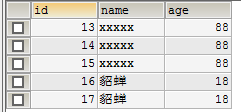 这是我准备的数据库的内容