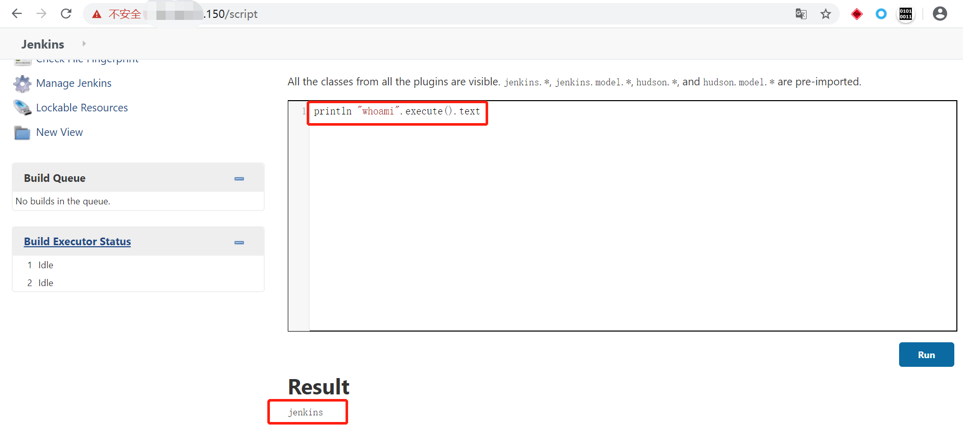 Jenkins remote code execution vulnerability - Programmer Sought
