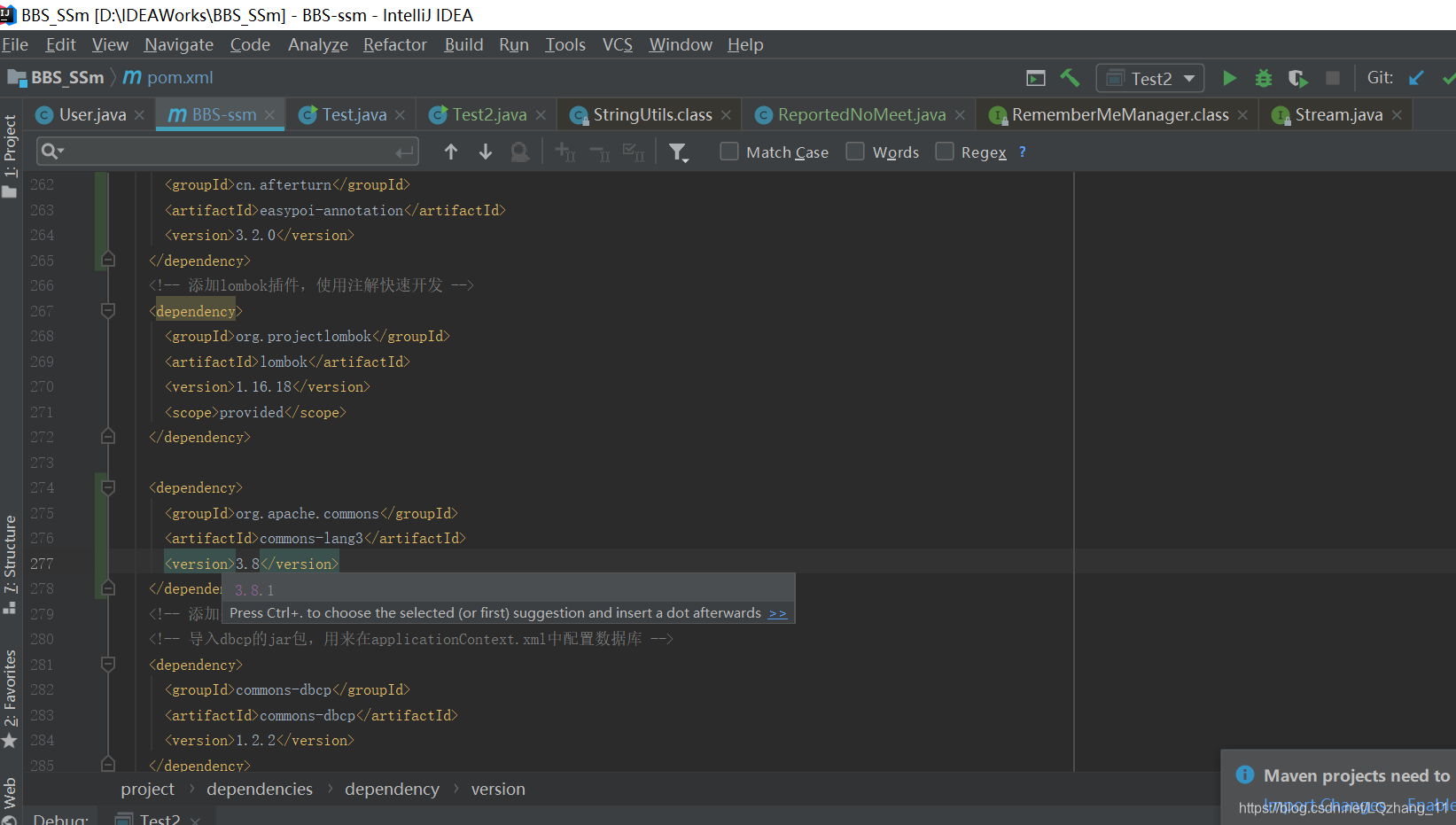 java.lang.NoSuchMethodError->org.apache.commons.lang3.StringUtils ...