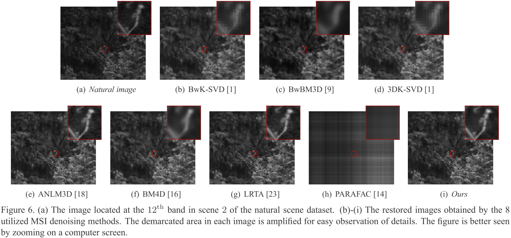 论文笔记8：Decomposable Nonlocal Tensor Dictionary Learning for Multispectral Image Denoising