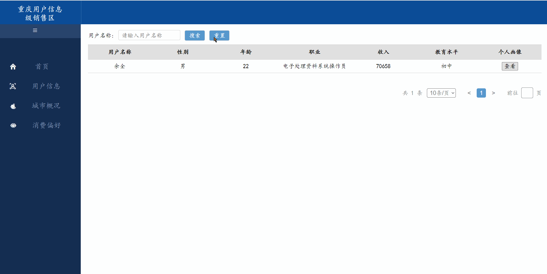 大数据画像系统-1.0