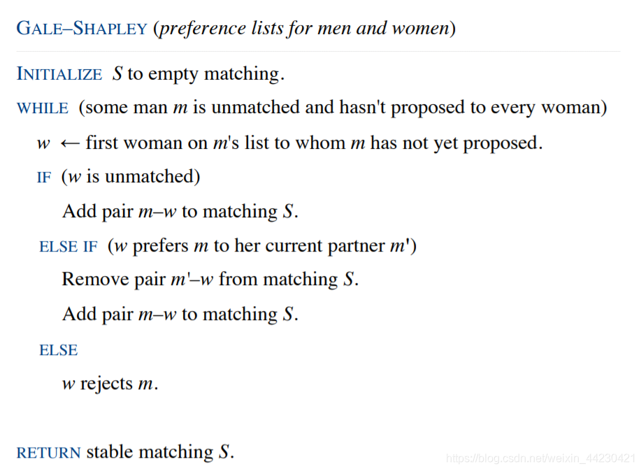 经典算法问题——稳定匹配(Stable Matching)-CSDN博客