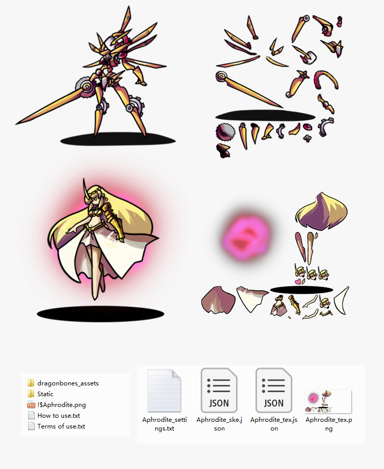 2d横版游戏角色素材可商用