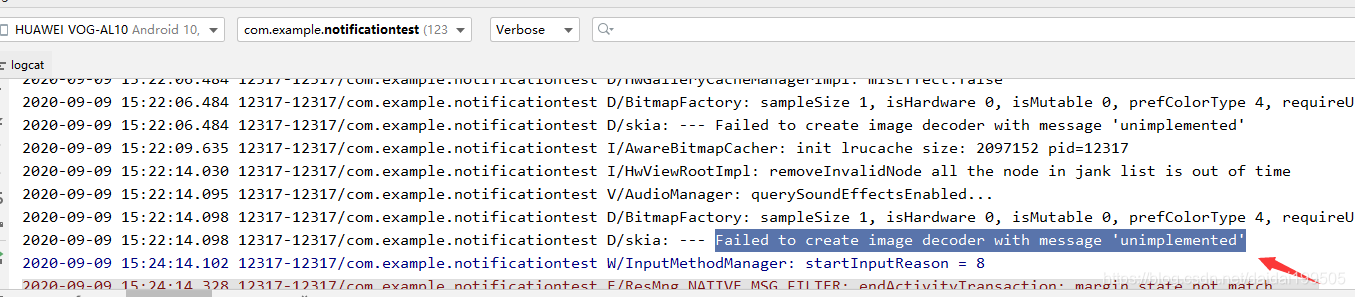 Android APP使用Notification无法进行消息推送的解决方案_failed to create image decoder ...