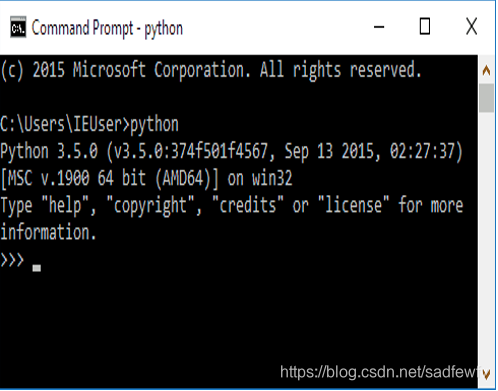 2020-09-09 Python的安装及命令行简单操作_python命令安装-CSDN博客
