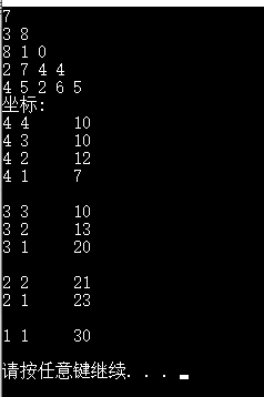 动态规划——数塔问题