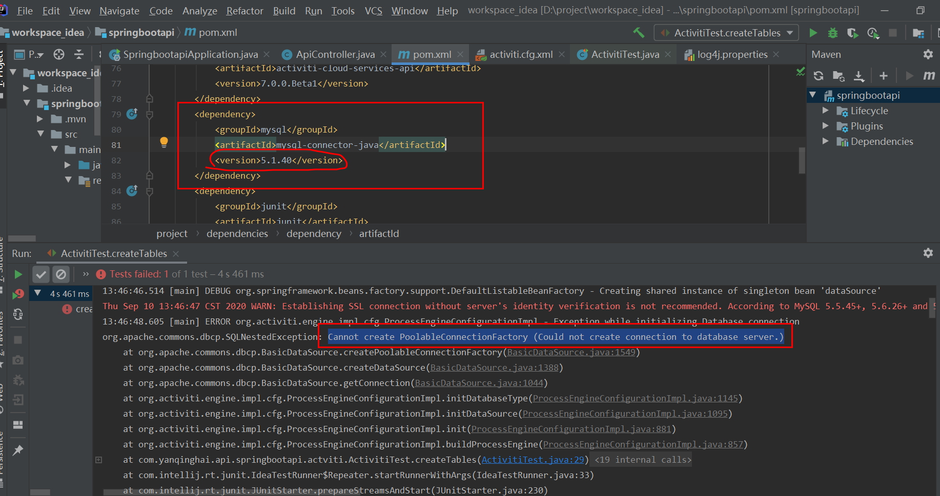 高版本MySQL数据源连接所遇到的问题及解决方案_cannot create poolableconnectionfactory (could