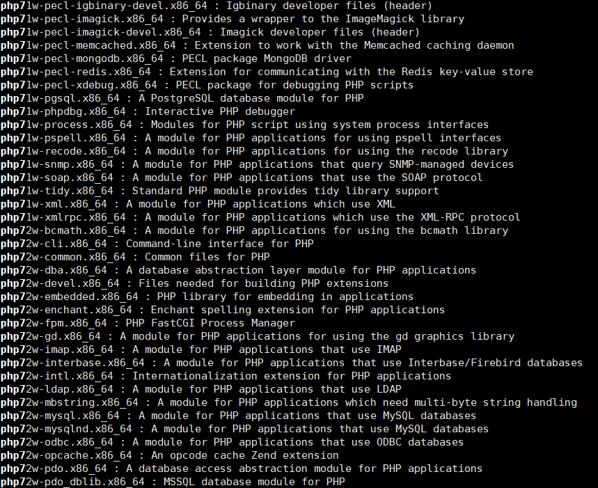 CentOS7使用yum安装PHP7.2教程整理