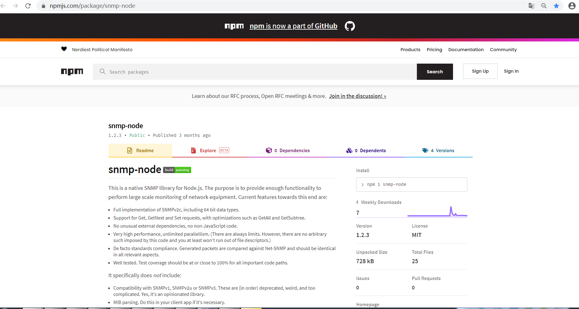 Use the net-snmp library in Nodejs to read real-time data such as ...