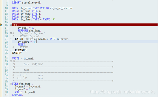 ABAP异常处理语句简析_abap try catch-CSDN博客