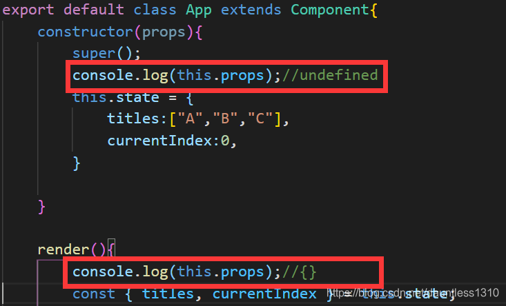 props打印情况不同