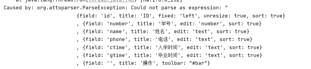 thymeleaf  There was an unexpected error (type=Internal Server Error, status=500).