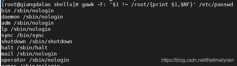linux的gawk命令_gawk index命令-CSDN博客